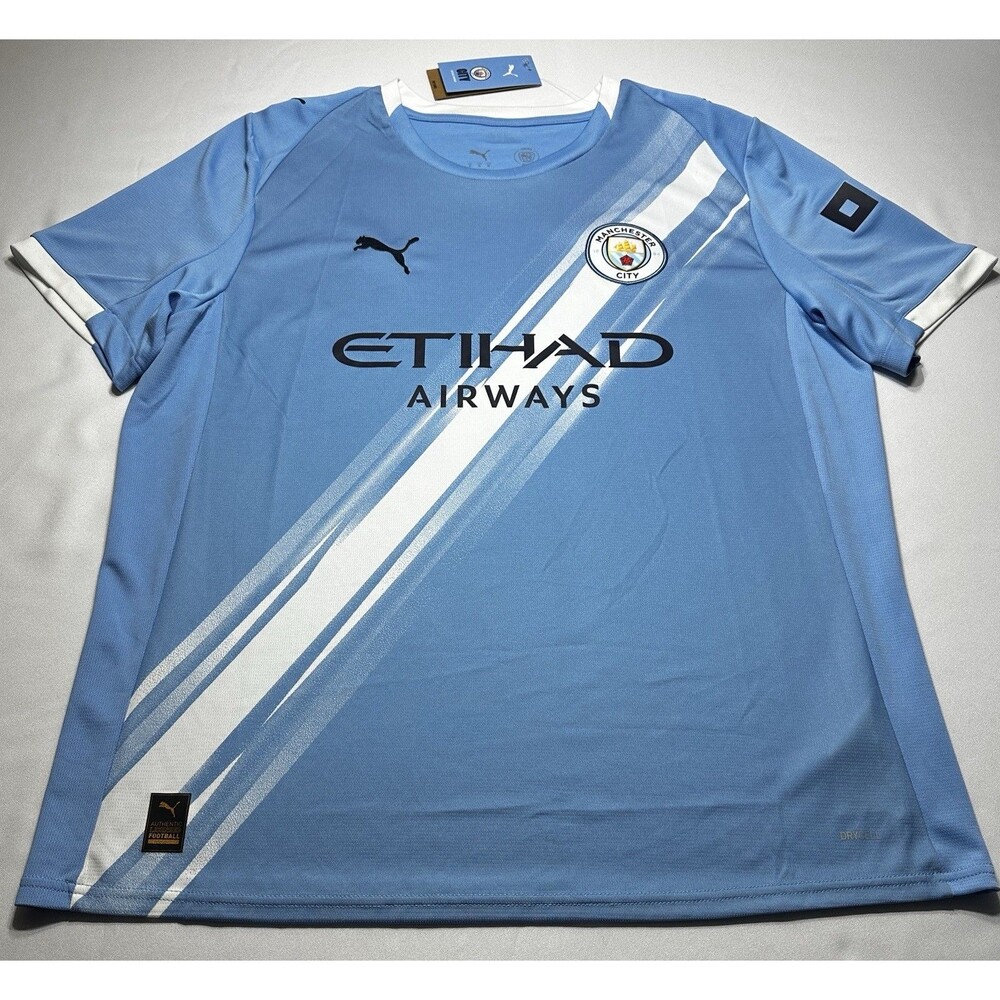 Puma Manchester City Home Jersey Mens Size XL Authentic 780338 NWT New - Picture 1 of 15